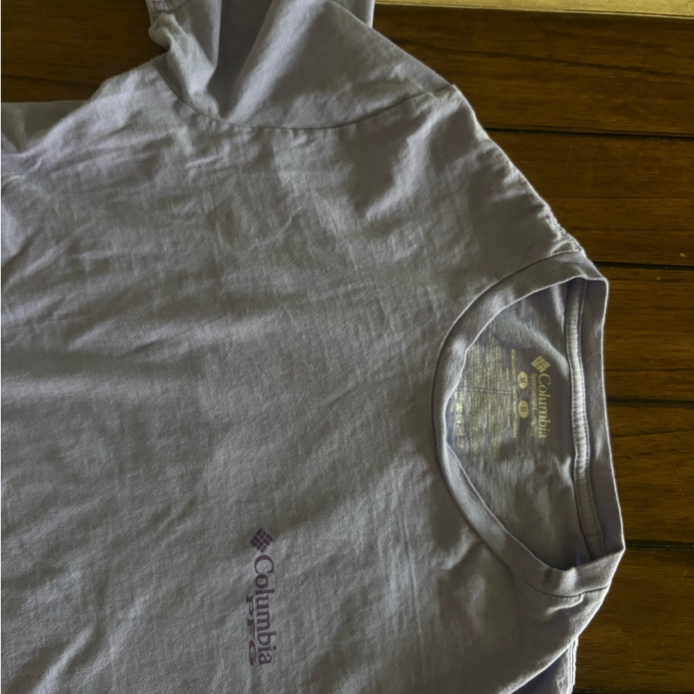 Columbia Lavender Crew Neck Tee